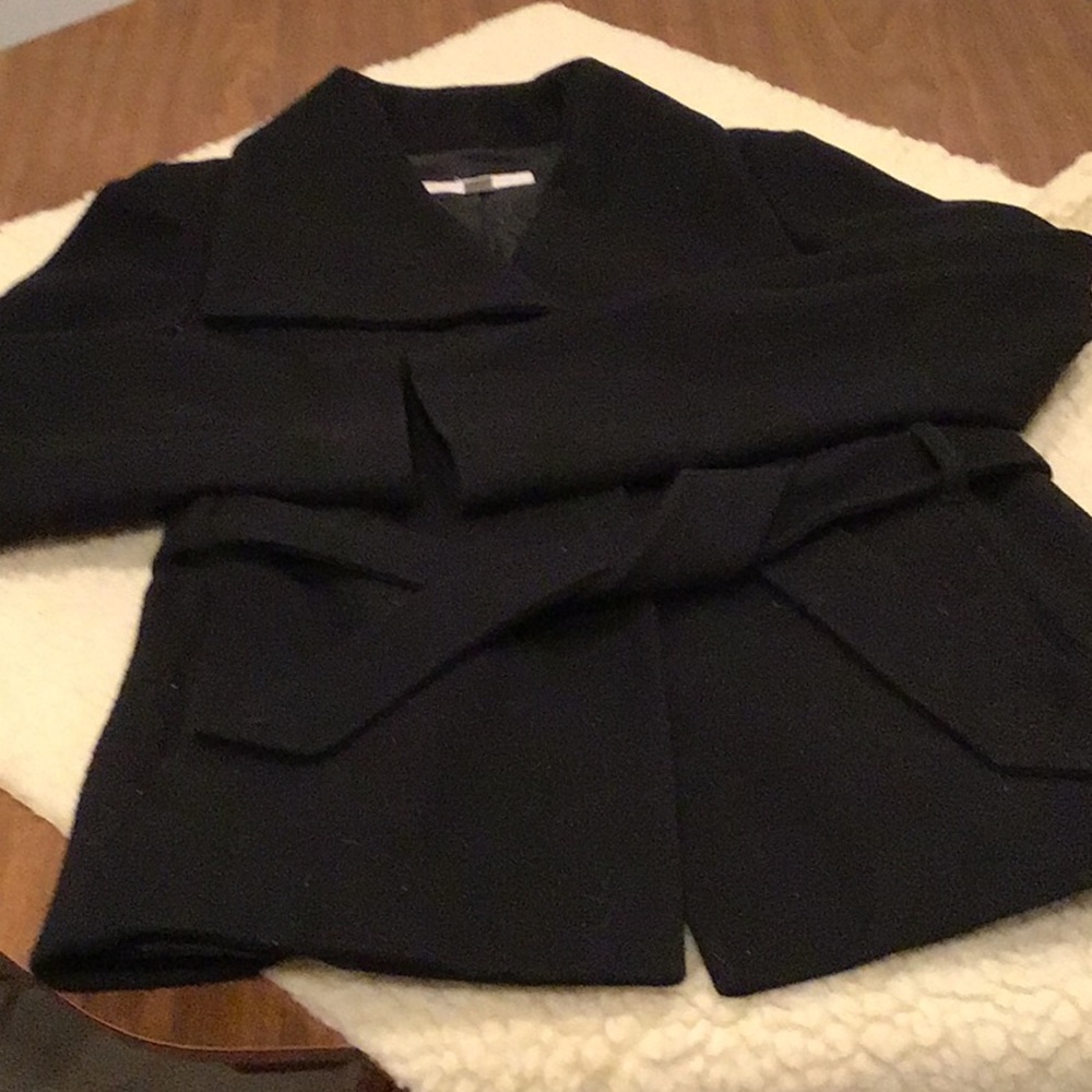 Ladies wool jacket with belt